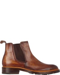 Harris Burnished Chelsea Boots Brown