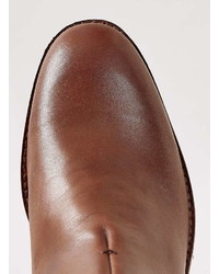 Hudson Shoes Hudson Tan Leather Chelsea Boots