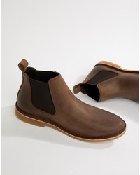 Jack & Jones Leather Chelsea Boots
