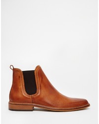 Dune Leather Manderin Chelsea Boots