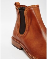 Dune Leather Manderin Chelsea Boots