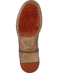 Elia Maurizi Oiled Leather Chelsea Boots Nude