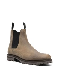 Common Projects Ridged Leather Chelsea Boots