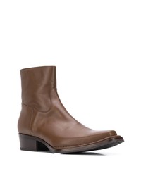 Acne Studios Square Toe Ankle Boots