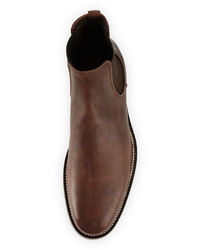 Vince Winslow Leather Chelsea Boot Brown