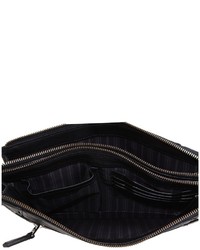 Tumi Beacon Hill Double Zip Top Leather Clutch