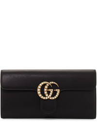Gucci Gg Marmont Pearly Leather Clutch Bag