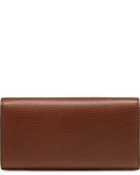 Mulberry Continental Classic Convertible Leather Clutch Brown