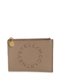 Stella McCartney Small Perforated Logo Faux Leather Pouch