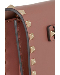 Valentino The Rockstud Leather Clutch