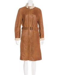 Brown Leather Coat