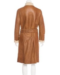 Burberry Long Leather Coat
