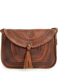 Patricia Nash Beaumont Distressed Vintage Leather Crossbody Bag