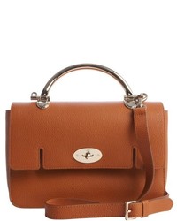 Mulberry Brown Grained Leather Bayswater Crossbody Bag