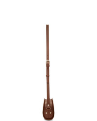 A.P.C. Brown Mini Demi Lune Bag