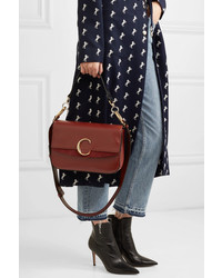 Chloé C Medium Med Leather Shoulder Bag