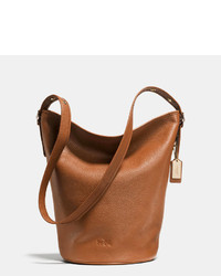 Coach Duffle Shoulder Bag In Pebble Leather
