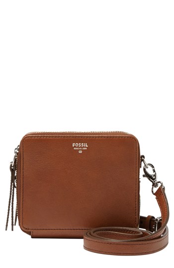 Fossil Sydney Mini Leather Crossbody Bag Brown | Where to buy & how to wear