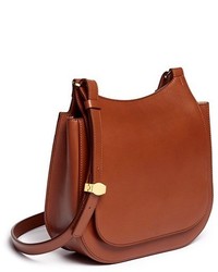 The Row Hunting Small Leather Shoulder Bag