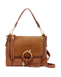 See by Chloe Joan Small Stitched Ed Textured Leather Shoulder Bag