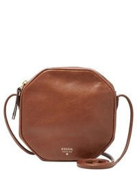 Fossil Jules Octagon Leather Crossbody Bag