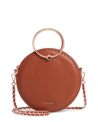 Ted Baker London Maddie Circle Leather Crossbody Bag