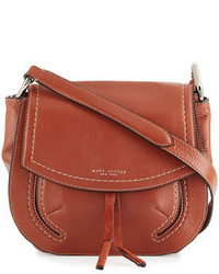 Marc Jacobs Maverick Leather Shoulder Bag Cognac