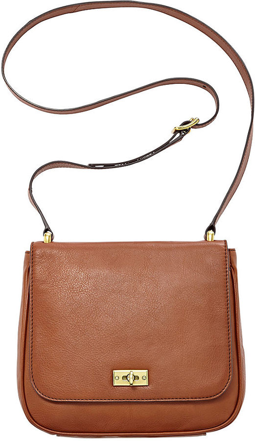 macy's fossil leather handbags