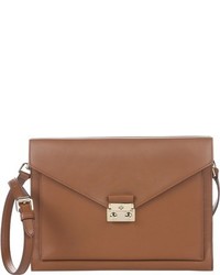 Mulberry Oak Leather Kensal Crossbody Envelope Shoulder Bag