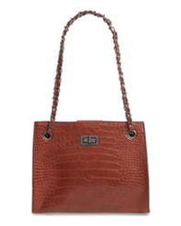 Knotty Shoulder Bag With Zip Pouch