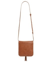 Sole Society Square Crossbody Bag Brown