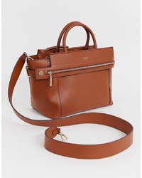 Fiorelli Structured Tote Bag In Tan With Optional Shoulder