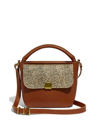 Madewell The Mini Abroad Spotted Calf Hair Crossbody Bag