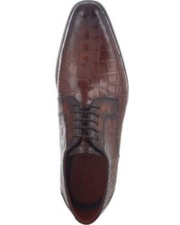 Magnanni Alligator Leather Derby Shoes