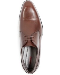 Hugo Boss Boss Dreols Perforated Cap Toe Leather Derby Shoes