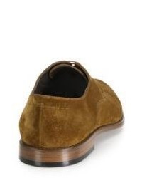 Hugo Boss Calf Leather Suede Derby Shoes