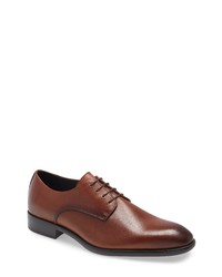 Nordstrom Dax Plain Toe Derby In Tan Leather At