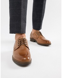 Red Tape Elcot Lace Up Brogue Shoes In Tan