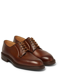 George Cleverley Pebble Grain Leather Derby Shoes