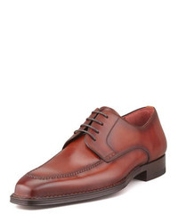 Magnanni for Neiman Marcus Lace Up Leather Oxford Brown