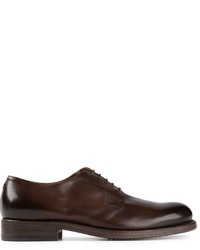Pantanetti Burnished Derby Shoes