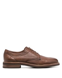 Brunello Cucinelli Pebbled Leather Derby Shoes