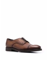 Henderson Baracco Perforated Design Leather Derby Shoes