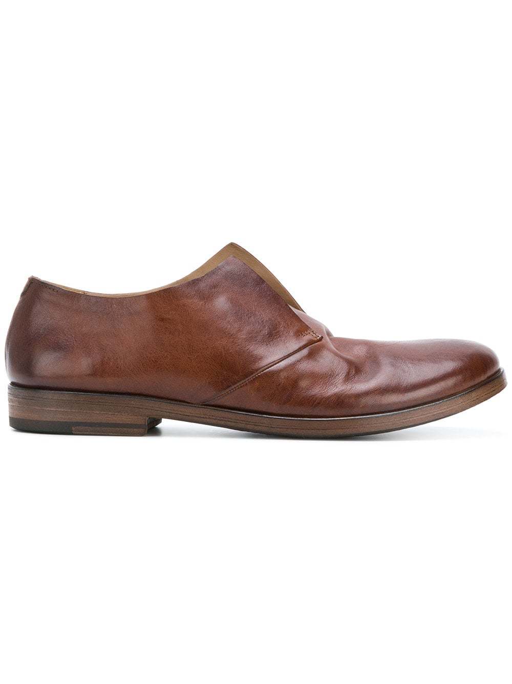 laceless derby shoes