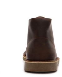 Clarks Bushacre Leather Chukka Boot  Brown