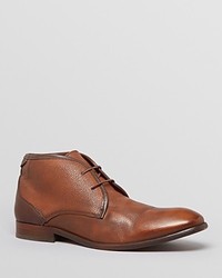 H By Hudson Cruise Leather Chukka Boots