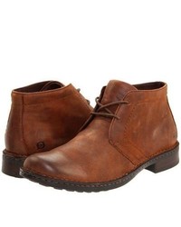 Harrison Leather Lace Up Boots Dark Brown