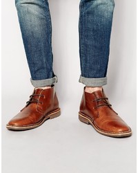 Red Tape Leather Desert Boots