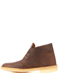 Clarks Originals The Desert Boot In Beeswax Leather