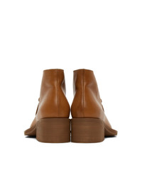 Y/Project Tan Duck Bill Ankle Boots